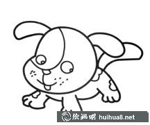 小狗乖乖簡(jiǎn)筆畫(huà)教程