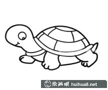 萌趣小烏龜簡筆畫教程