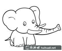 小象簡筆畫圖片分享