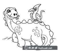 翼龍可愛(ài)簡(jiǎn)筆畫(huà)分享