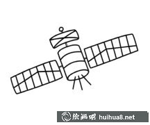 衛(wèi)星簡筆畫欣賞圖集