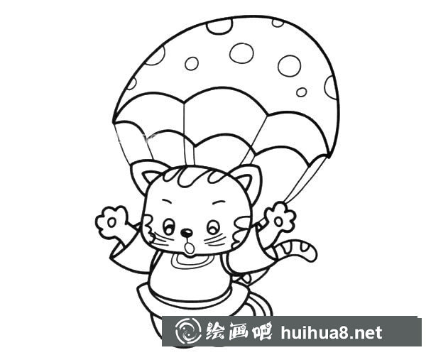 小貓?zhí)鴤愕暮喒P畫圖片_小貓?zhí)鴤阍趺串? style=