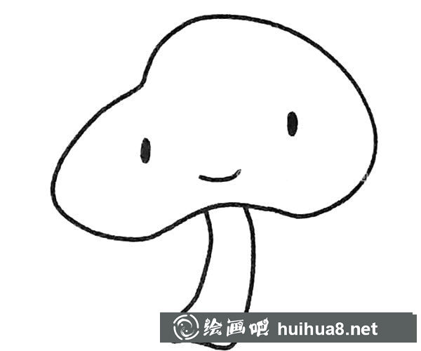 蘑菇簡筆畫圖片