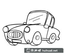 復古小車簡筆畫欣賞