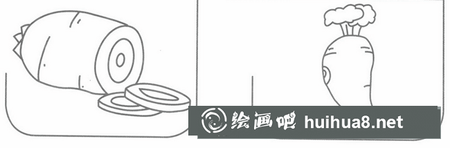 胡蘿卜簡筆畫