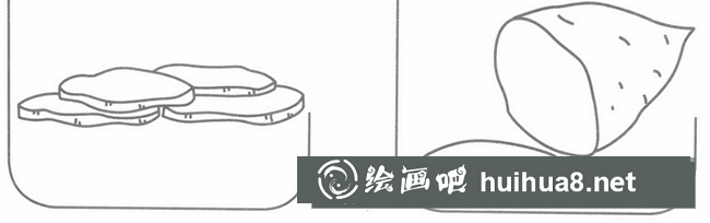 紅薯簡筆畫