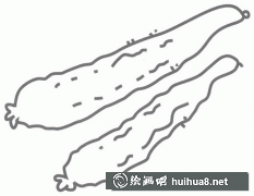 黃瓜簡筆畫教程圖解