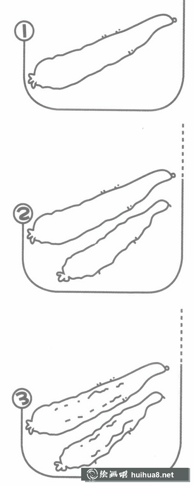 黃瓜簡(jiǎn)筆畫(huà)
