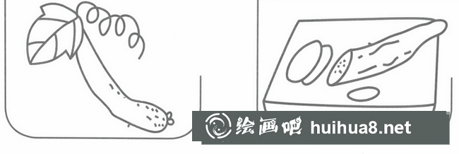 黃瓜簡(jiǎn)筆畫(huà)