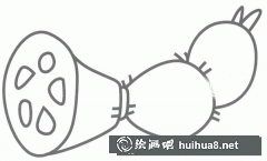 藕簡筆畫步驟圖解教程輕松學