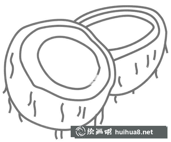 椰子簡筆畫