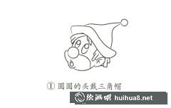 彩色小丑簡筆畫步驟圖