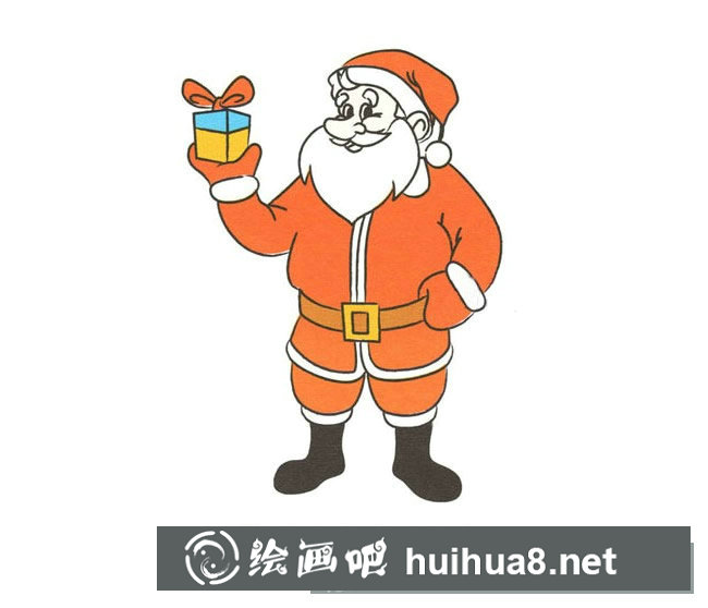 圣誕老人簡(jiǎn)筆畫(huà)圖片