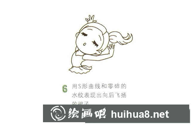 花樣滑冰運動員簡筆畫圖片