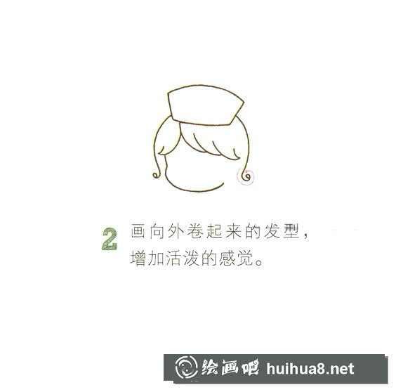 護士簡筆畫圖片