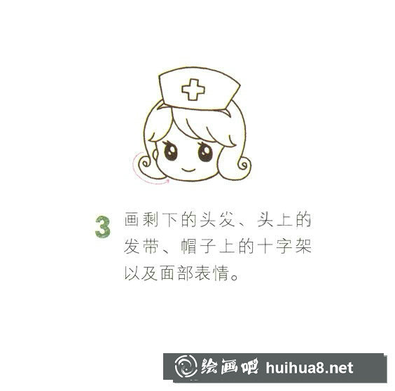 護士簡筆畫圖片