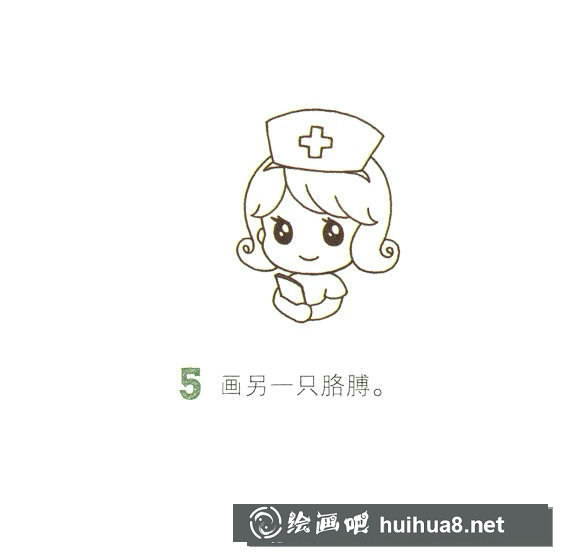 護士簡筆畫圖片