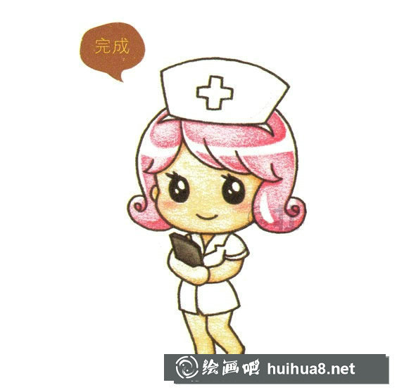 護士簡筆畫圖片