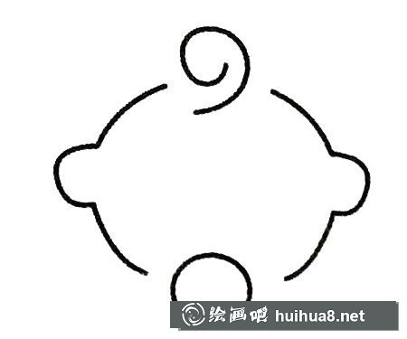 嬰兒頭像簡(jiǎn)筆畫(huà)的畫(huà)法步驟