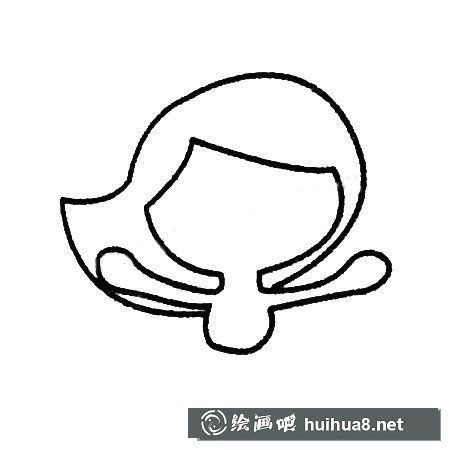 美人魚簡筆畫