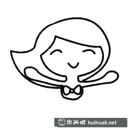 美人魚簡筆畫