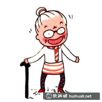 老奶奶簡(jiǎn)筆畫大全