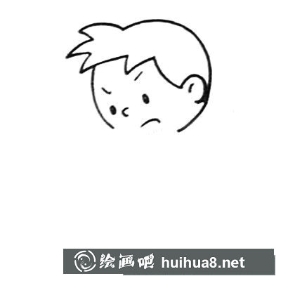 足球小子簡筆畫