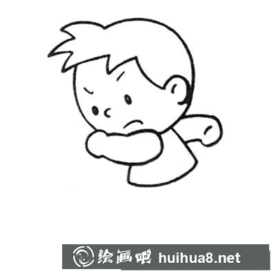 足球小子簡筆畫