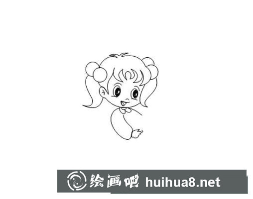 彈吉他的小女孩簡(jiǎn)筆畫圖片
