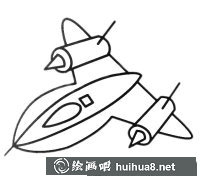 轟炸機簡筆畫彩色繪制技巧