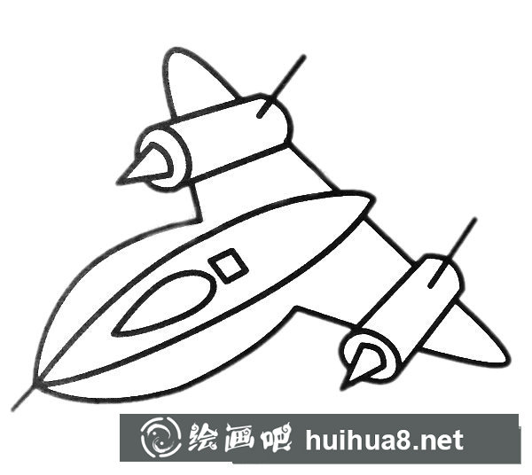 轟炸機(jī)簡(jiǎn)筆畫圖片
