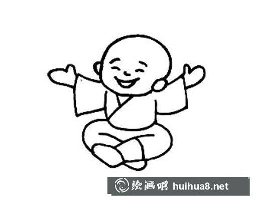 一休哥簡筆畫圖片