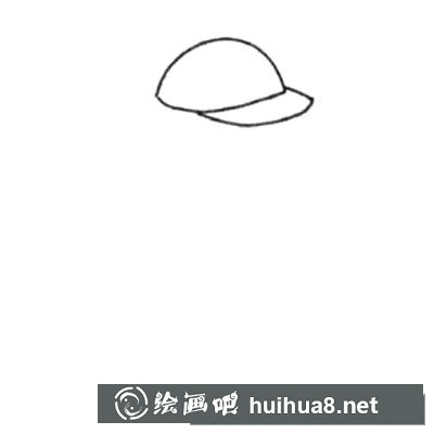快遞小哥簡筆畫