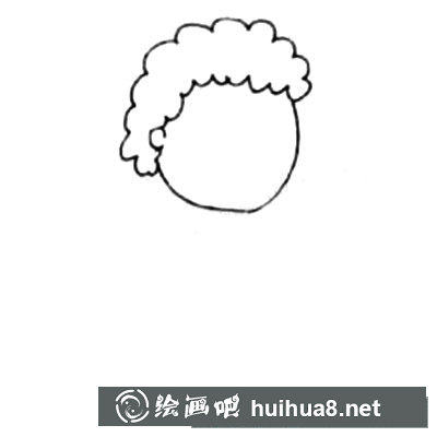 戴口罩的男生怎么畫
