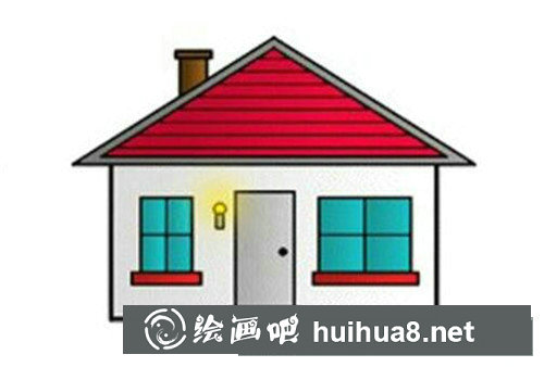 溫馨小房子簡筆畫