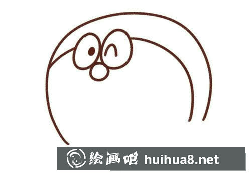 哆啦a夢簡筆畫步驟圖