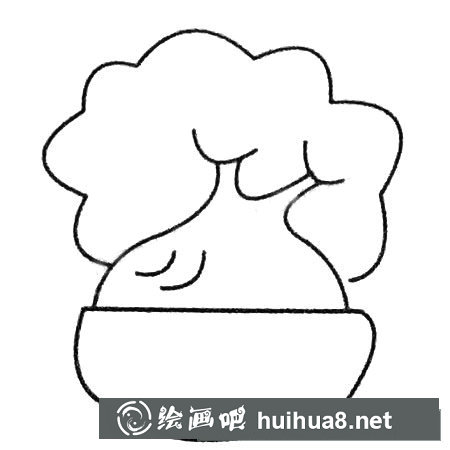 小樹盆景簡(jiǎn)筆畫