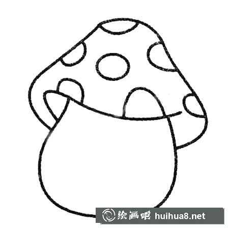 各種各樣的蘑菇簡(jiǎn)筆畫圖片大全