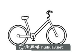 共享單車簡筆畫三款對比