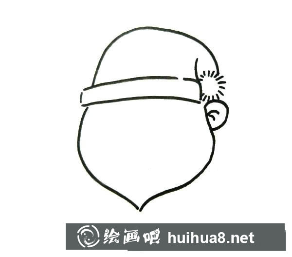 圣誕老人簡筆畫步驟