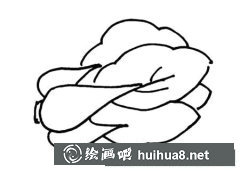上海青蔬菜簡筆畫圖片集錦