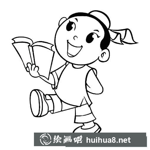 古代讀書人簡筆畫圖片