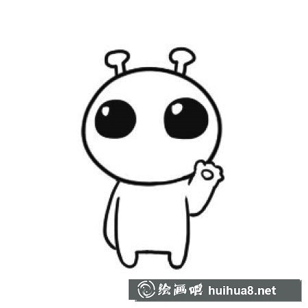 外星人簡(jiǎn)筆畫(huà)的畫(huà)法