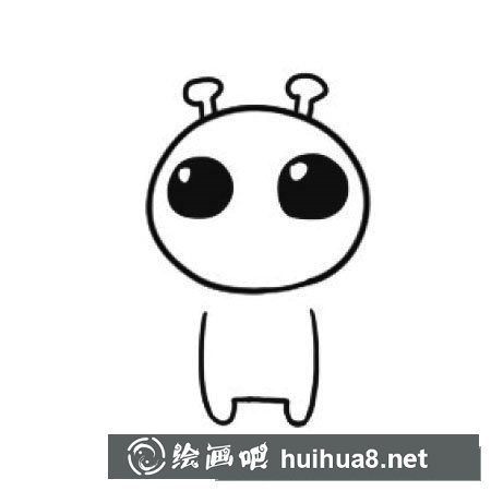外星人簡(jiǎn)筆畫(huà)的畫(huà)法