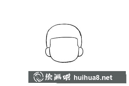 Q版櫻木花道簡筆畫畫法步驟教學(xué)