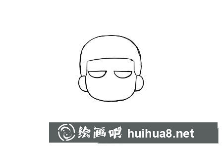 Q版櫻木花道簡筆畫畫法步驟教學(xué)