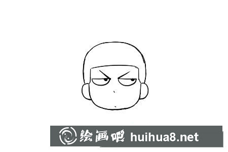 Q版櫻木花道簡筆畫畫法步驟教學(xué)