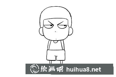 Q版櫻木花道簡筆畫畫法步驟教學(xué)