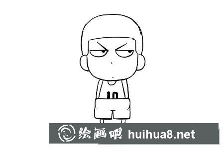Q版櫻木花道簡筆畫畫法步驟教學(xué)