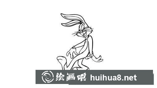 卡通兔八哥簡(jiǎn)筆畫(huà)步驟
